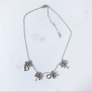 Dior letter necklace